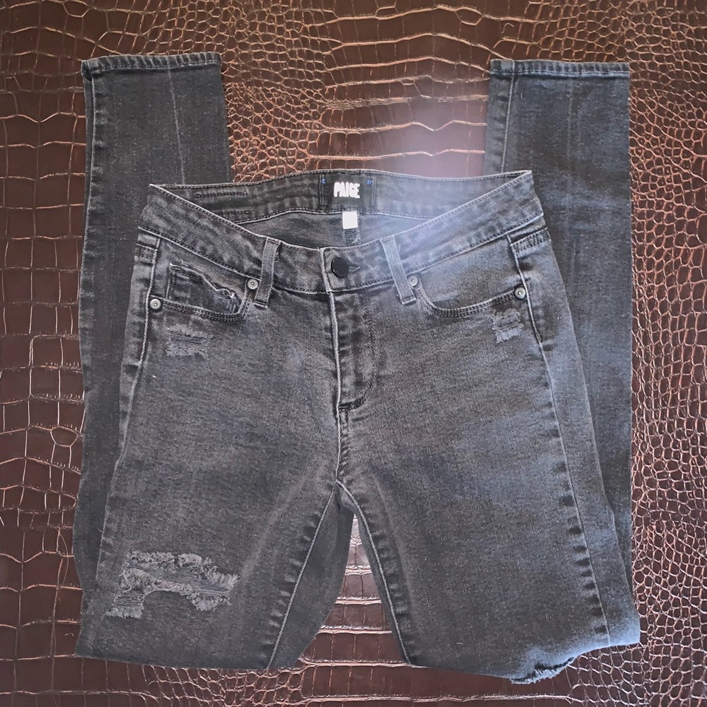 PAIGE Verdugo Destructed Crop Skinny